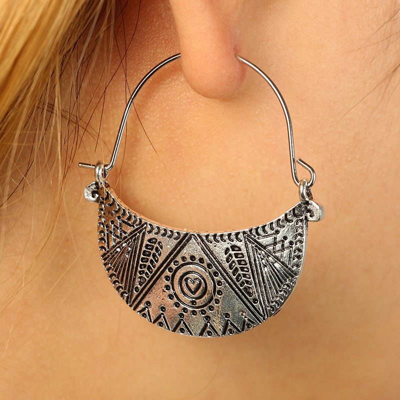 Gardening Tools Girls - Anting-anting liontin gaya etnik Bohemia geometri